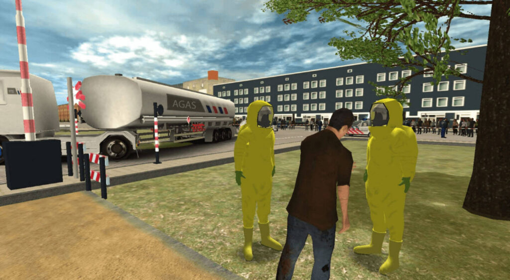 Emergency response training: VR