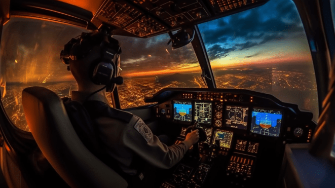 Vr used in aviation technology