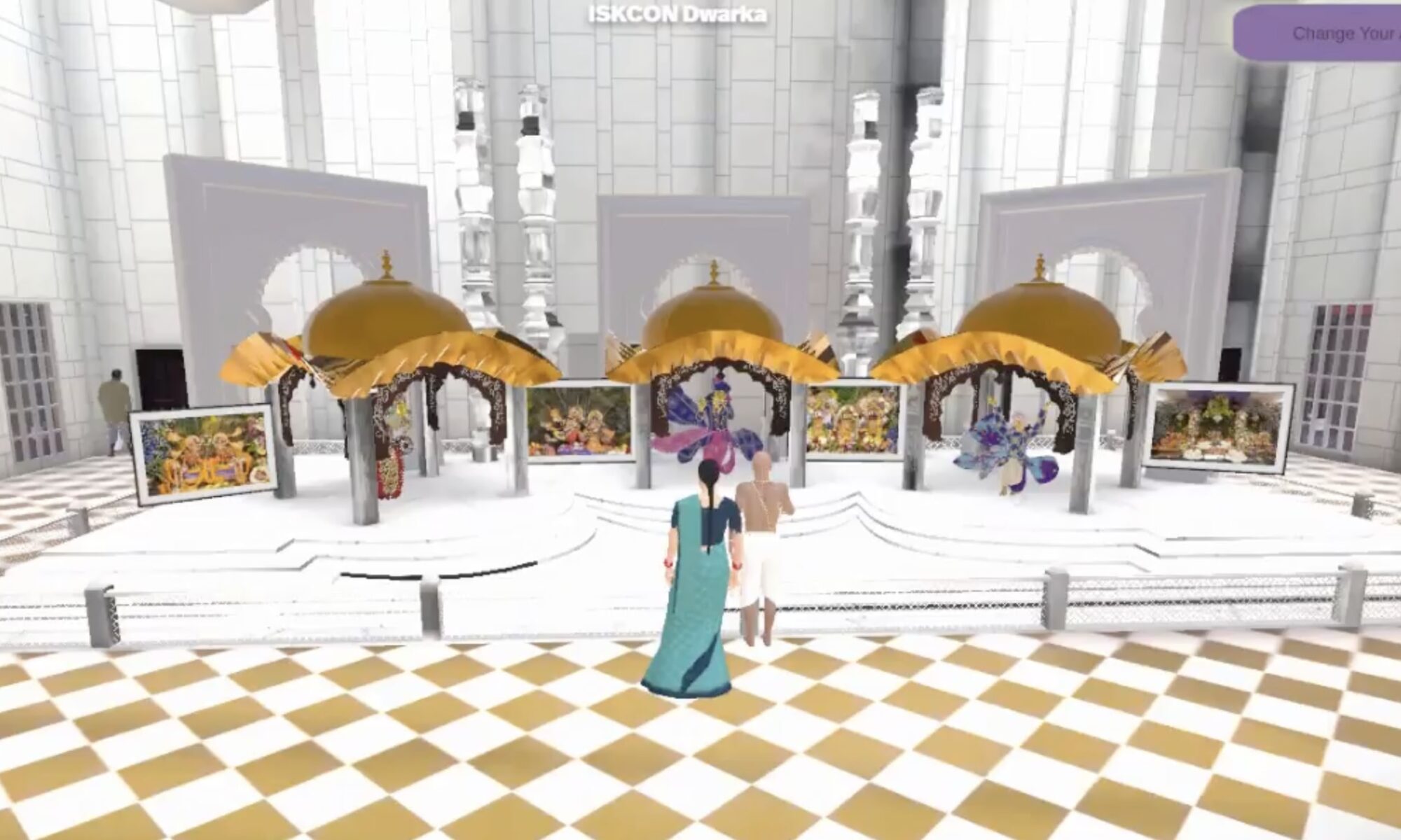 Iskon Temple in Metaverse