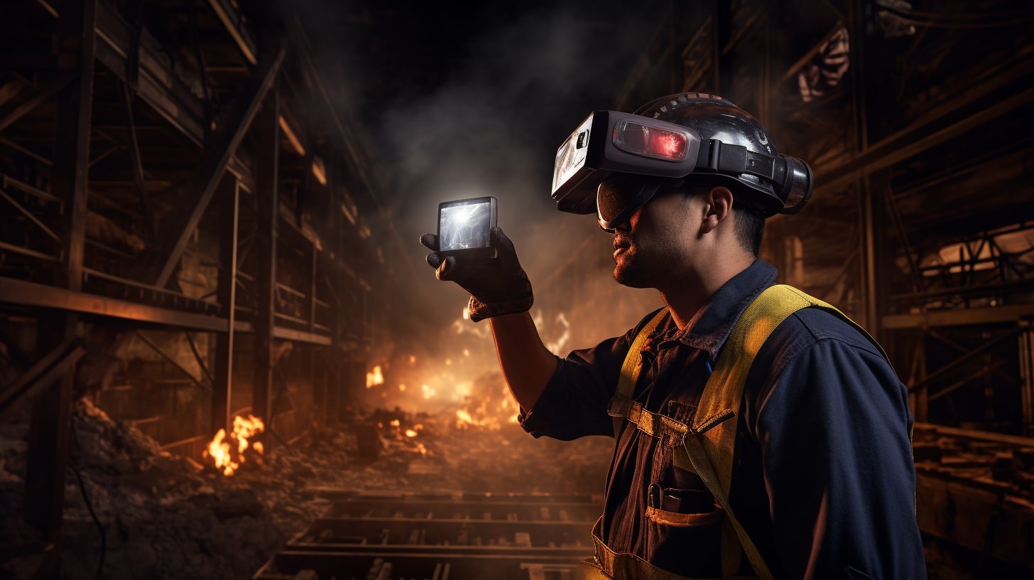 Mining VR industrial training