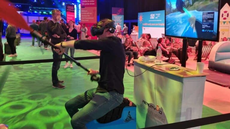 VR kayak for Tradeshow