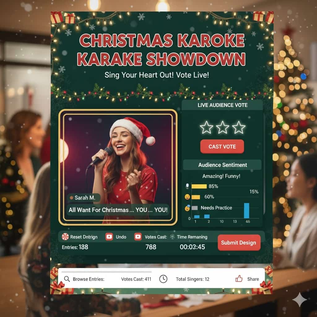 Christmas Karaoke App