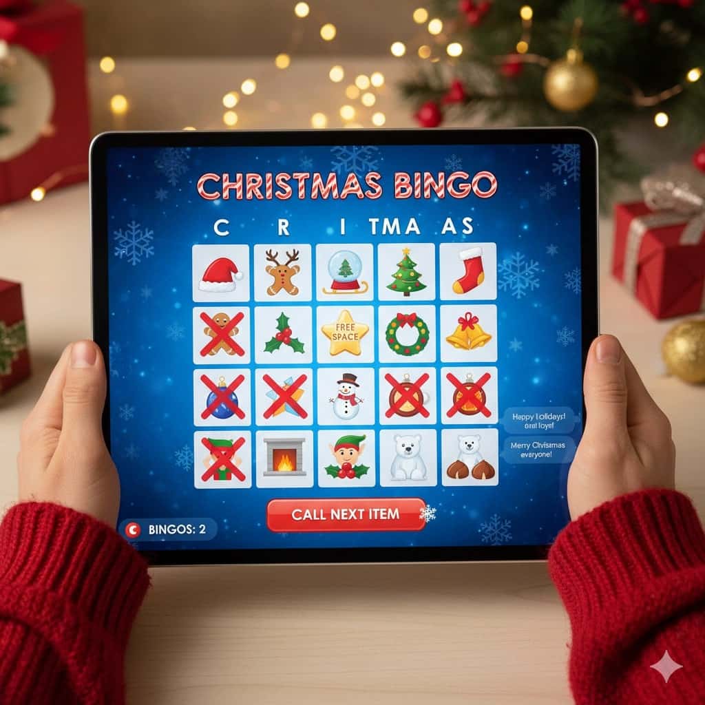 Digital Christmas Bingo​