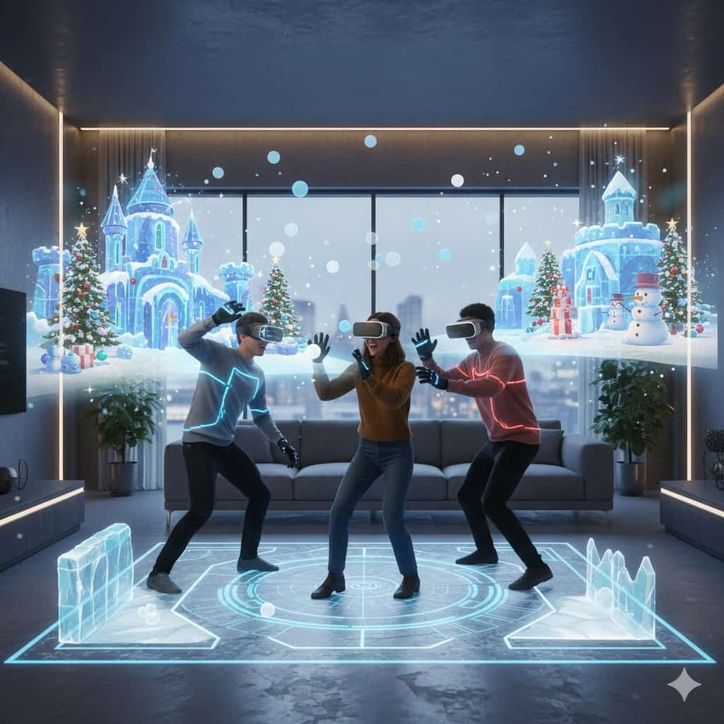 VR Snowball Fight