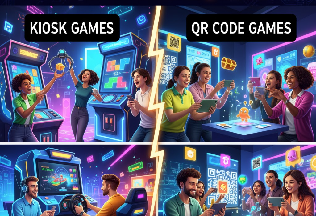 Kiosk vs QR Code Games