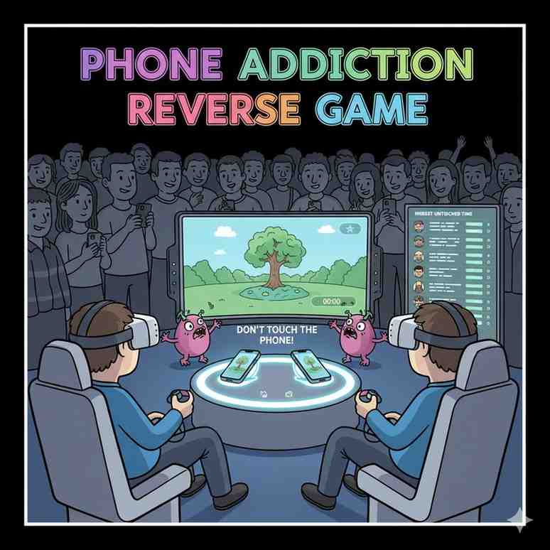 Phone Addiction Reverse Game