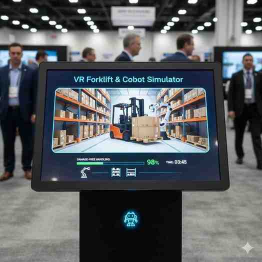 VR Forklift or Cobot Simulator